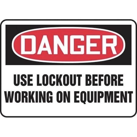Accuform OSHA DANGER Safety Sign LOCKOUTTAG MLKT017VP MLKT017VP